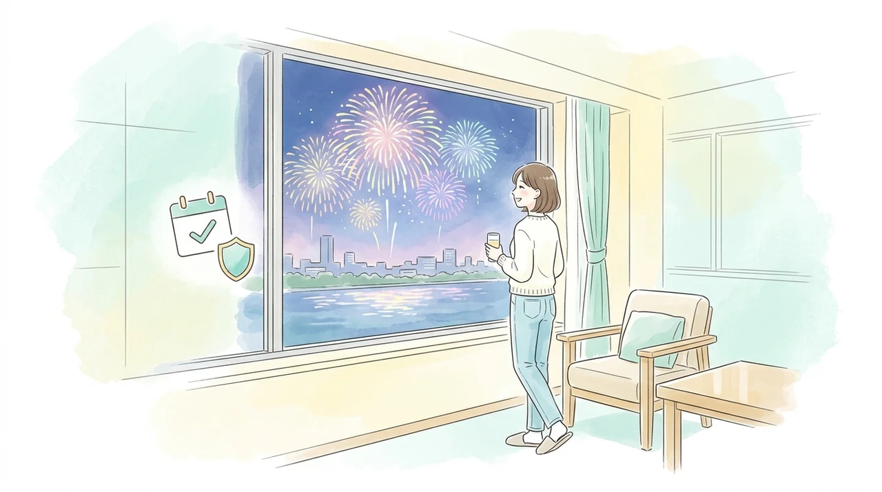 ホテルで隅田川花火を鑑賞するメリット5つ