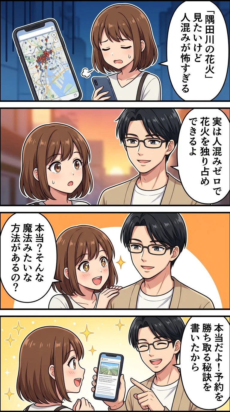 隅田川花火 見えるホテル