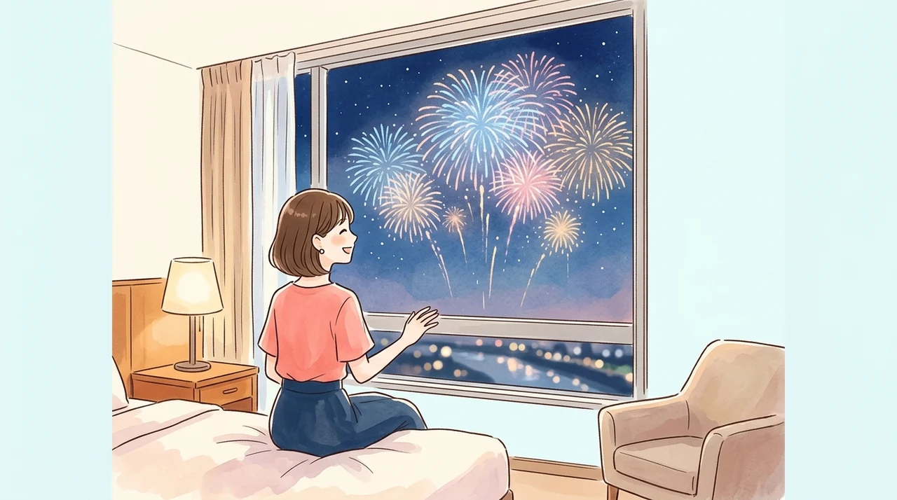 花火鑑賞でホテルに泊まるメリット5つ