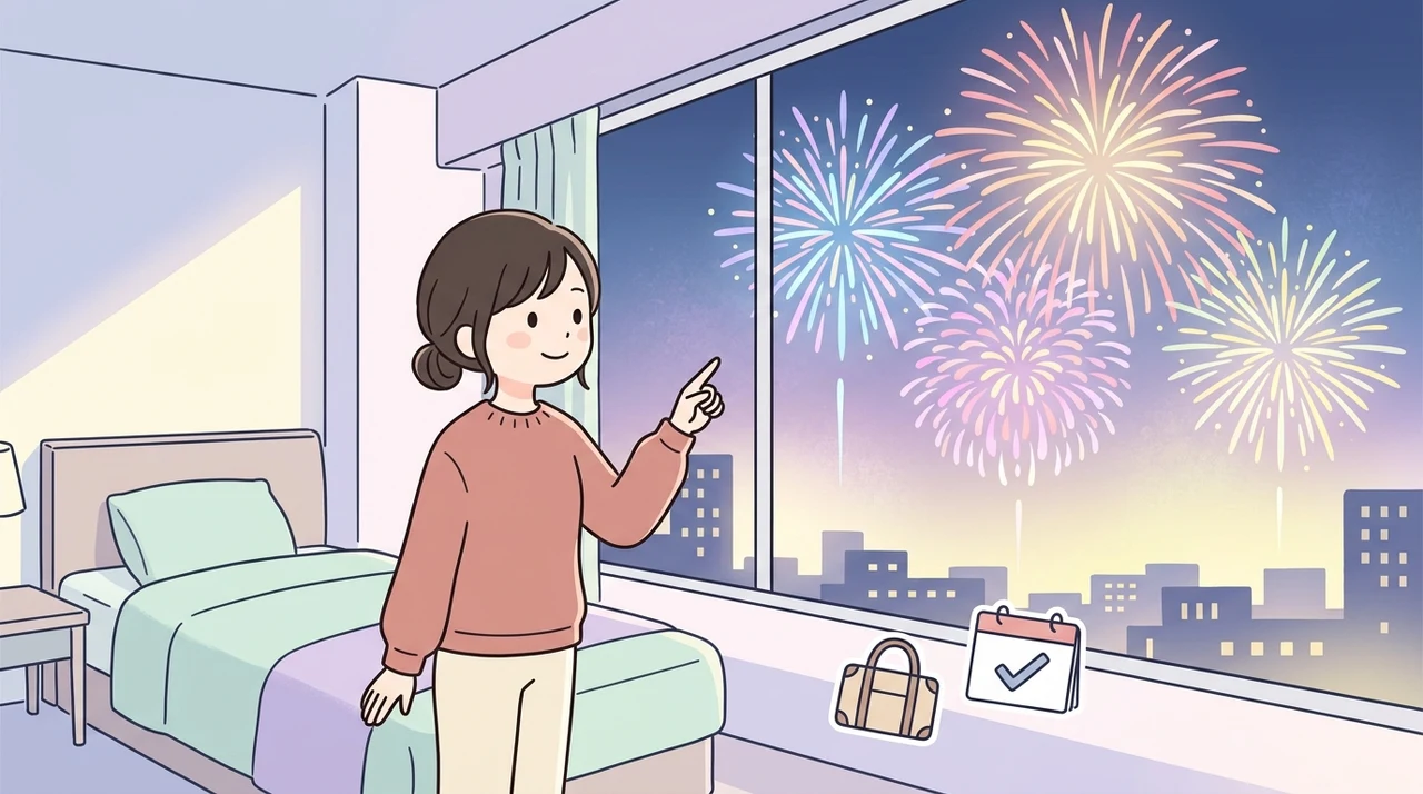 北國花火が見える部屋を予約するコツ