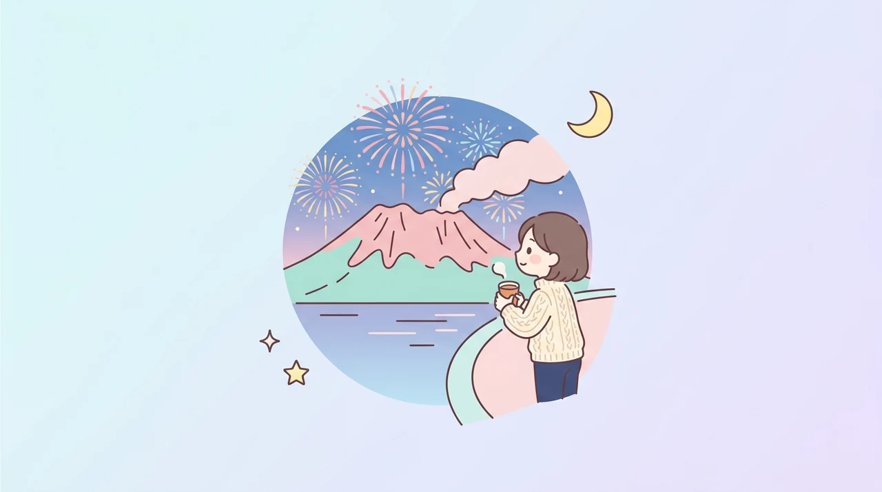 桜島と芸術花火が見えるホテル選びのポイント