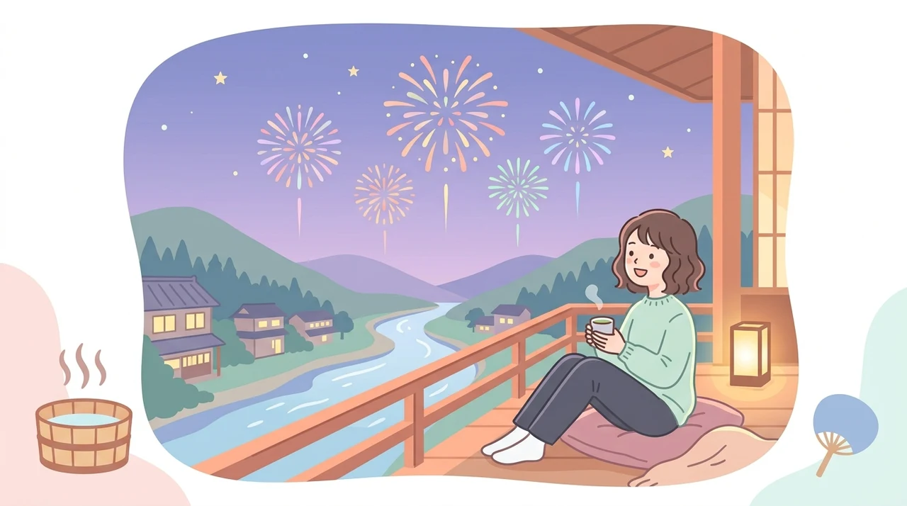 宇奈月温泉で花火を楽しむメリット5つ