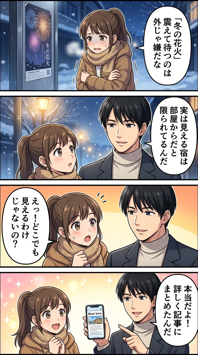 宇奈月温泉 花火 見えるホテル