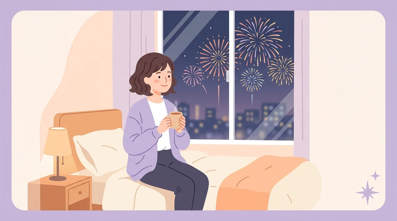 ホテル宿泊で花火を鑑賞するメリット