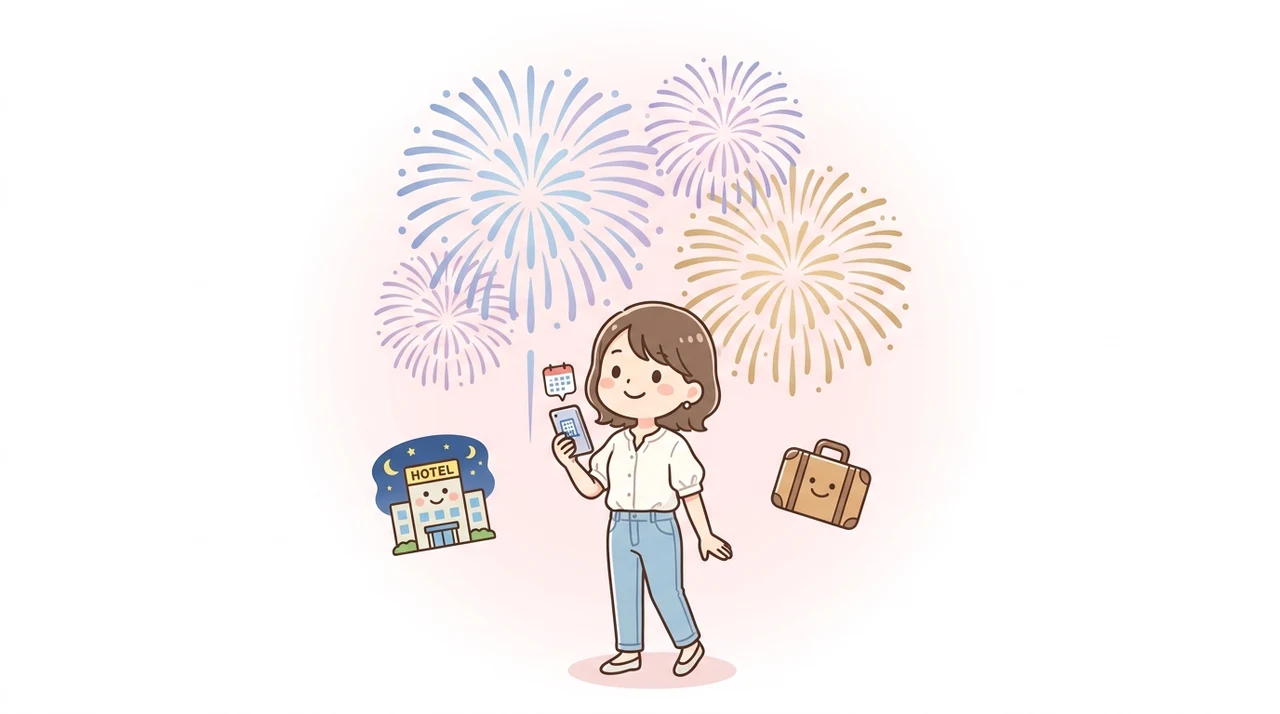 勝毎花火の宿泊予約で失敗しない選び方