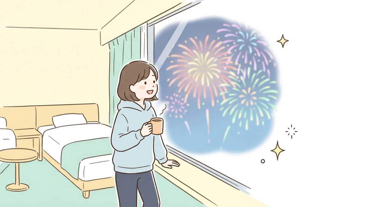 ホテルから花火を鑑賞するメリット5つ
