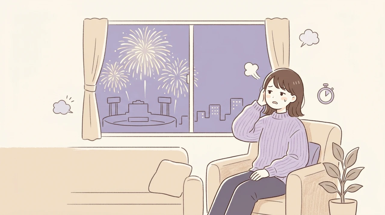 宿泊前に確認すべき神宮花火のデメリット3つ
