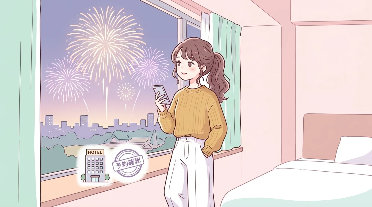神宮花火の見える部屋を確実に予約するコツ