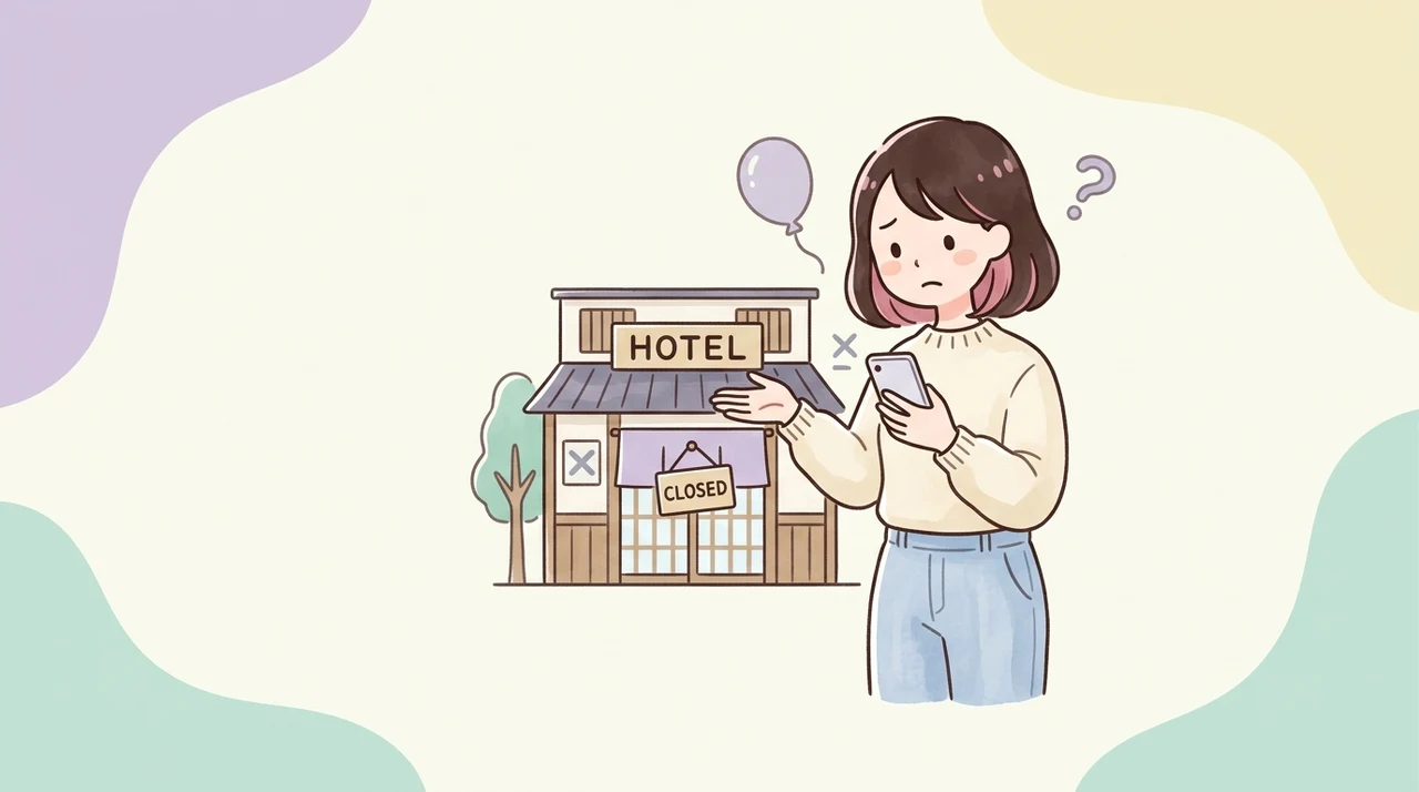 当日に宿泊するデメリット