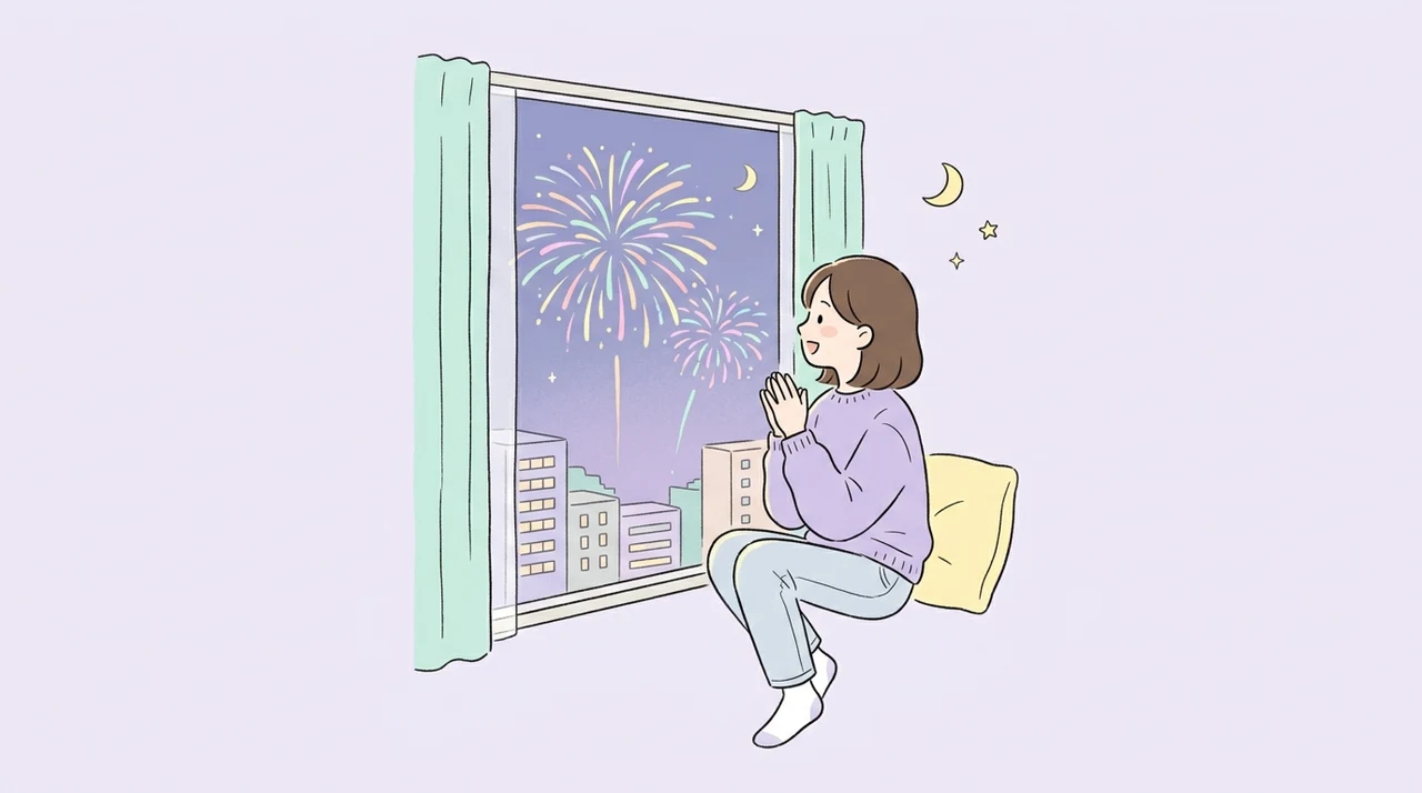 ホテルの客室から花火を見るメリット