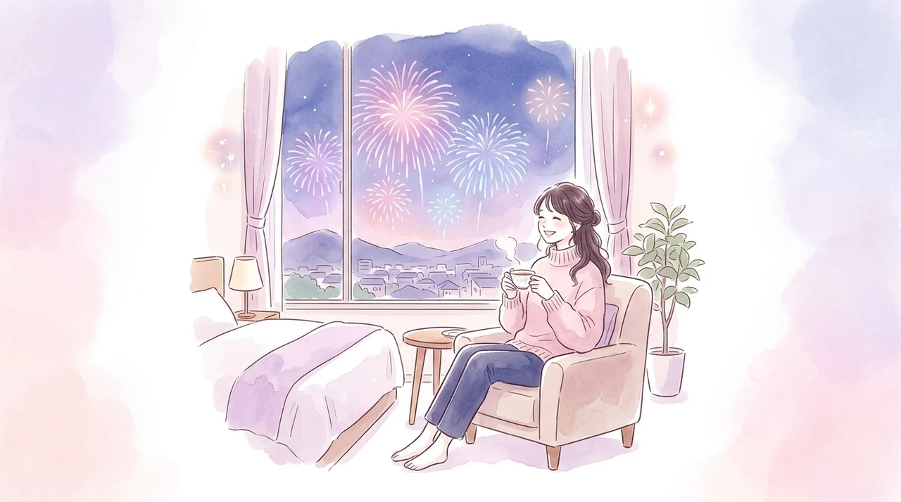 宿泊予約で神明の花火を楽しむメリット5つ