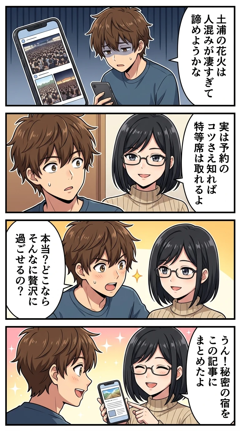 土浦花火 見えるホテル