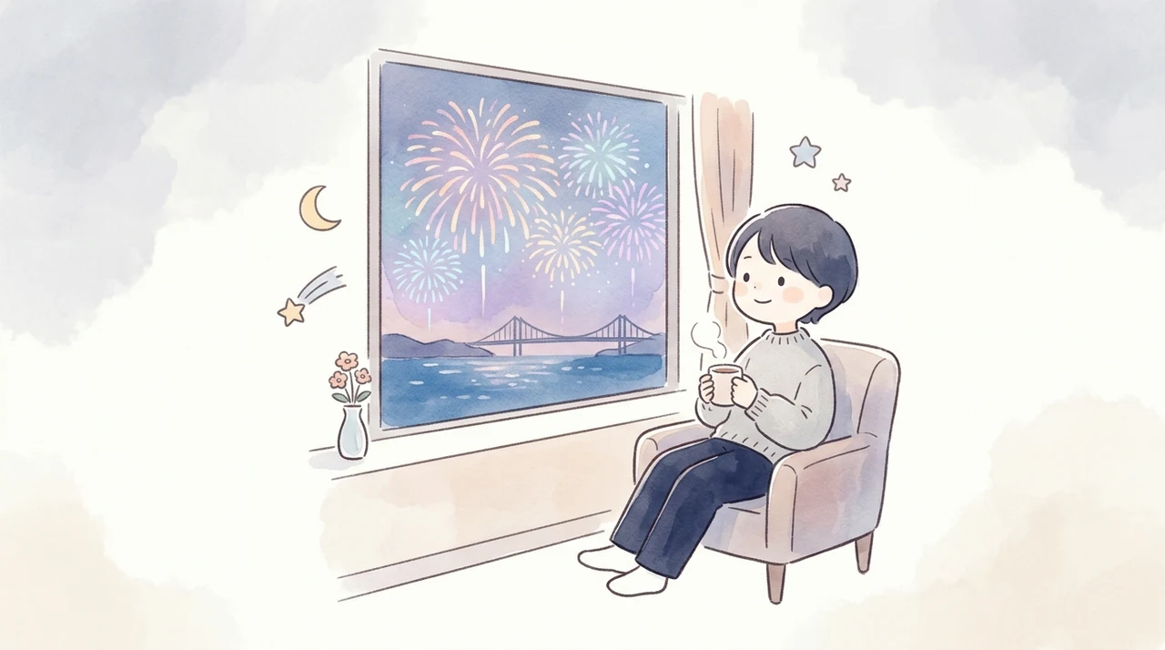 関門海峡花火が見える部屋を予約するコツ