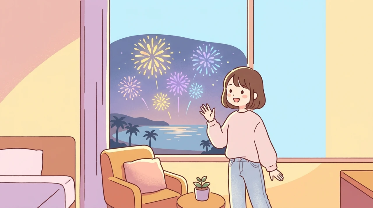 白浜の花火が部屋から見えるホテルおすすめ10選