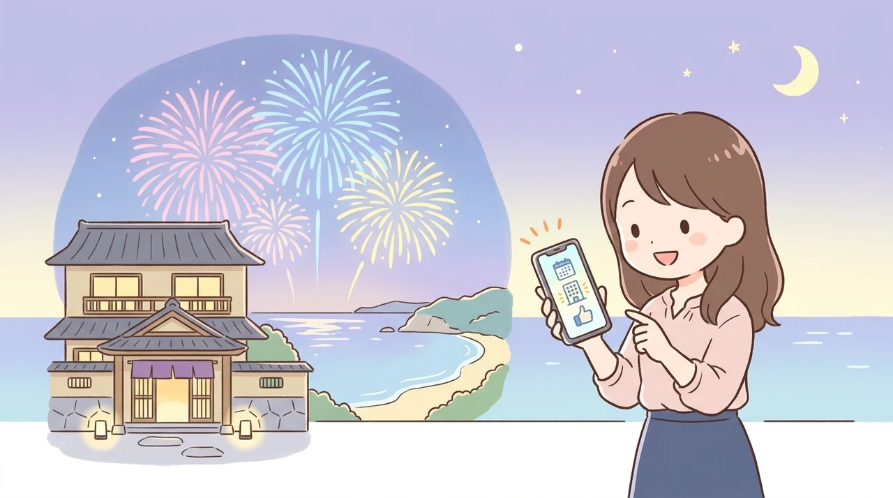 白浜花火大会の宿泊予約を成功させる3つのコツ