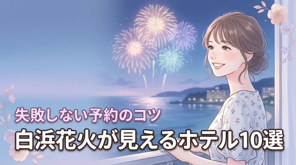 白浜の花火が見えるホテルおすすめ10選！失敗しない予約のコツも伝授します