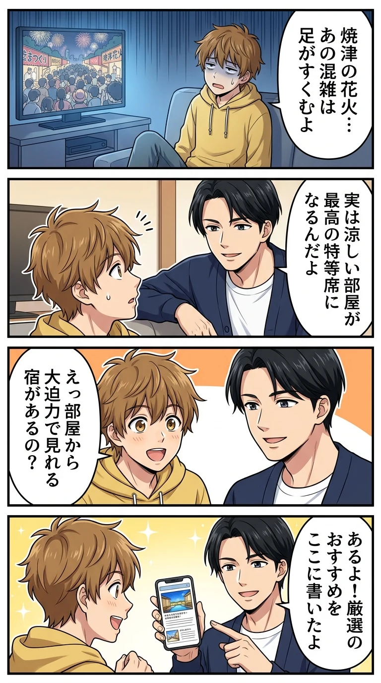 焼津 花火 見えるホテル