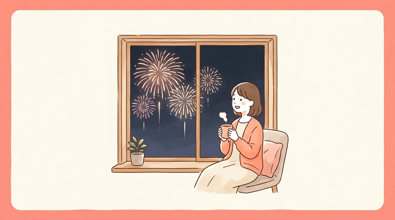 花火が確実に見える部屋選びのポイント