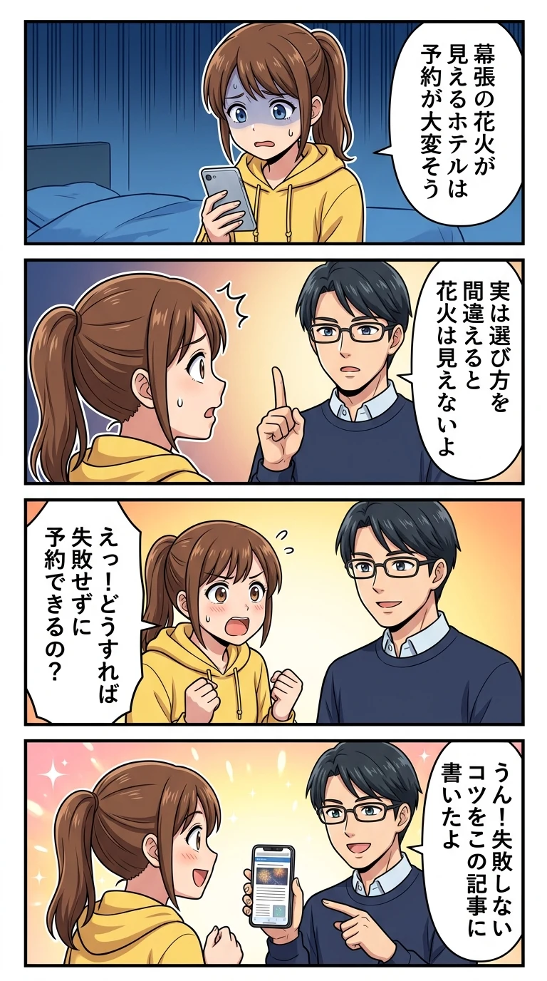 幕張花火見えるホテル