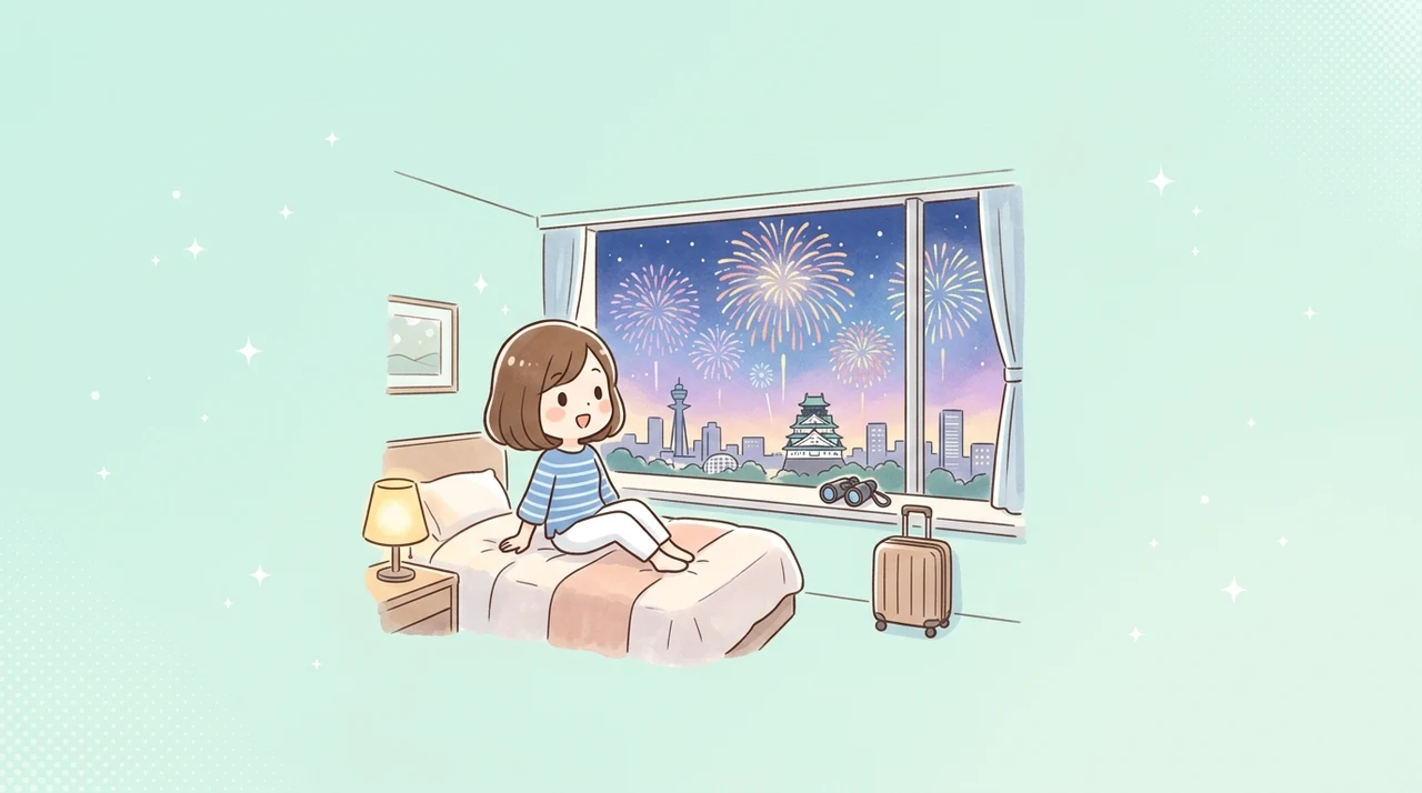 大阪の花火が見えるおすすめホテル10選