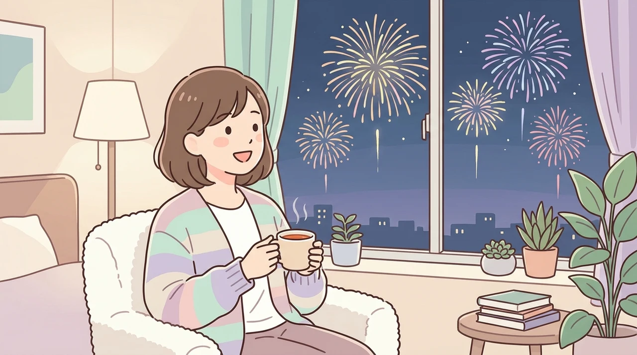 客室から花火を鑑賞するメリット5つ
