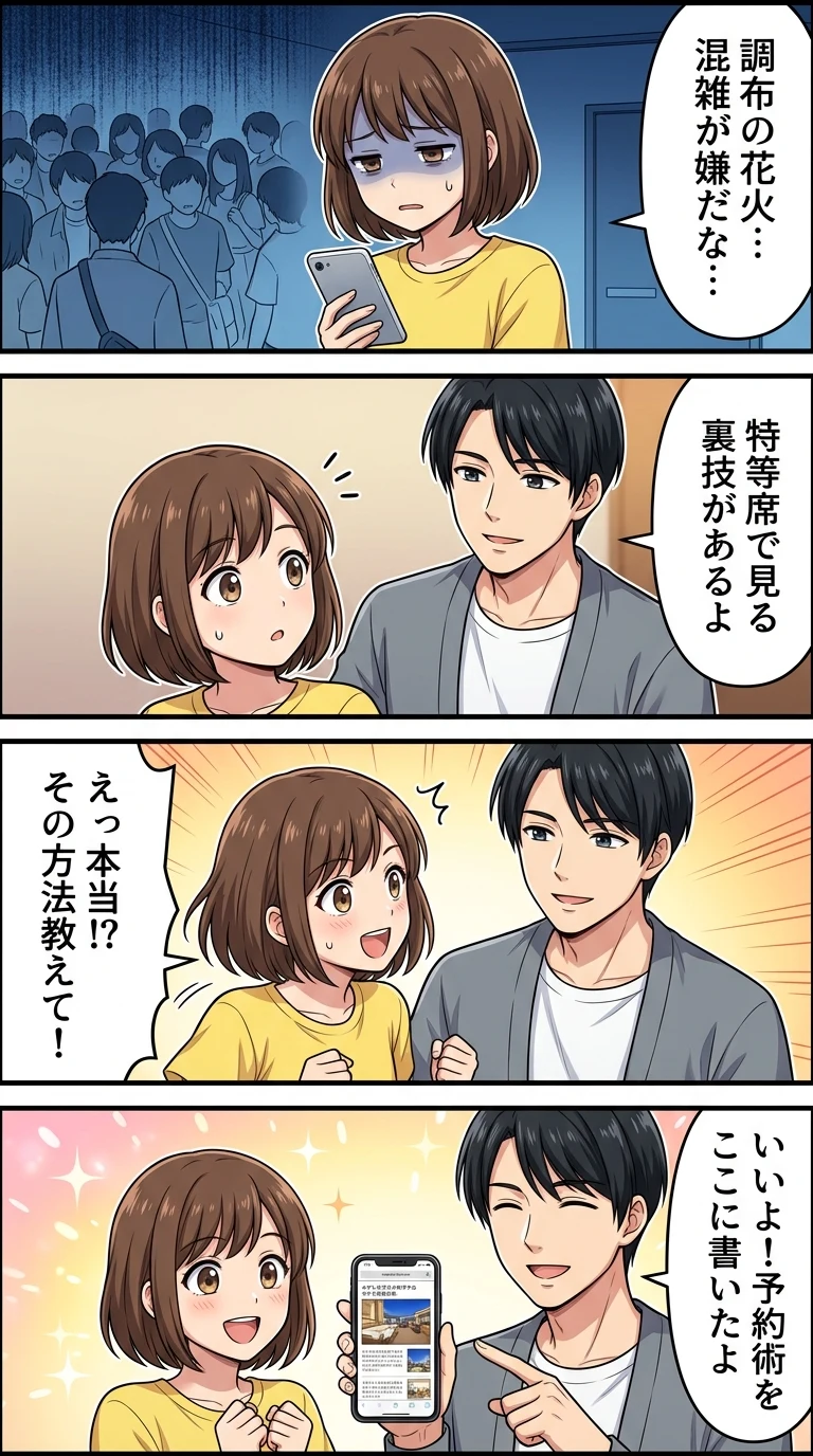 調布 花火 見える ホテル