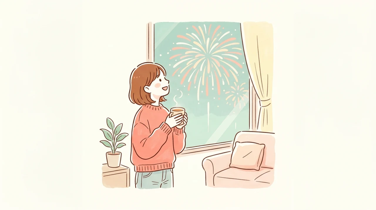 ホテル宿泊で花火を鑑賞するメリット