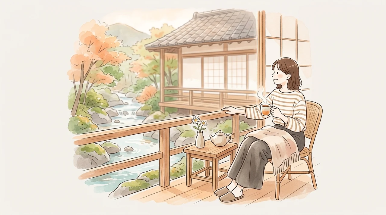 渓流沿いの宿に泊まるメリット5つ