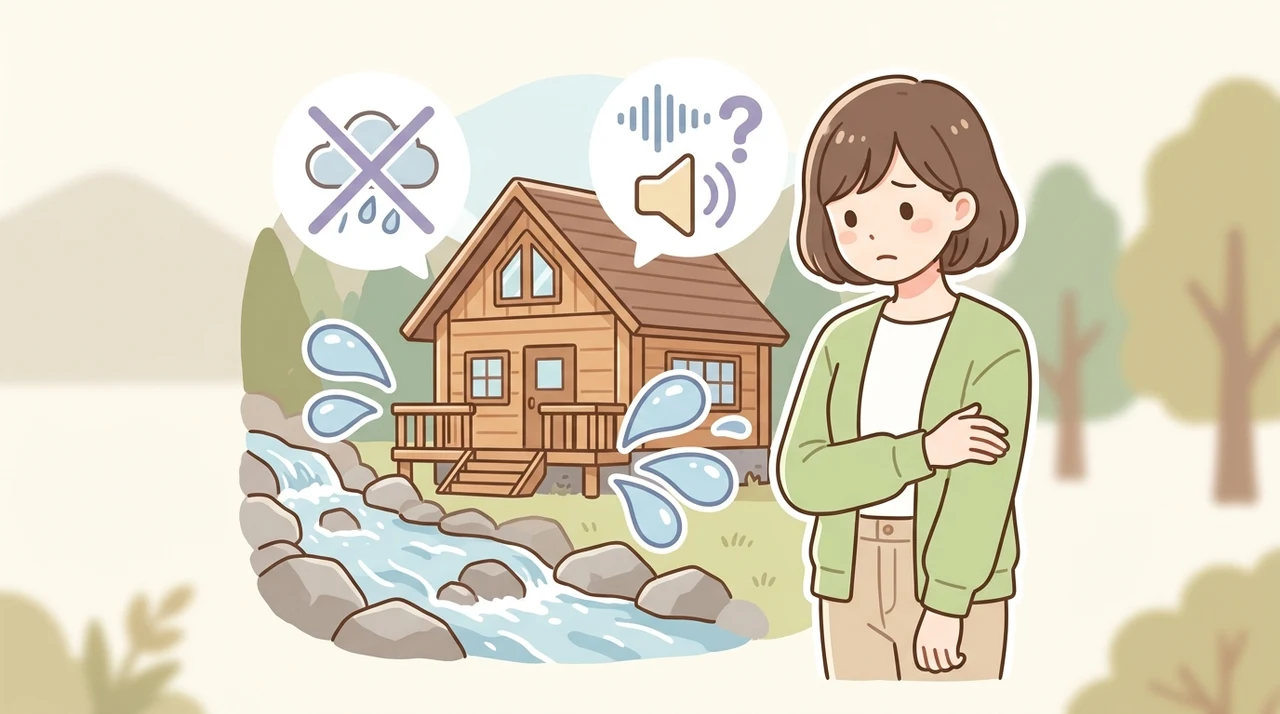 渓流沿いの宿泊で注意すべきデメリット
