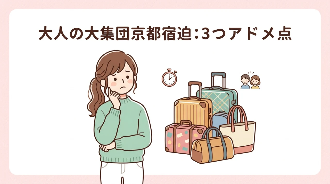大人数で京都の宿を利用するデメリット3つ