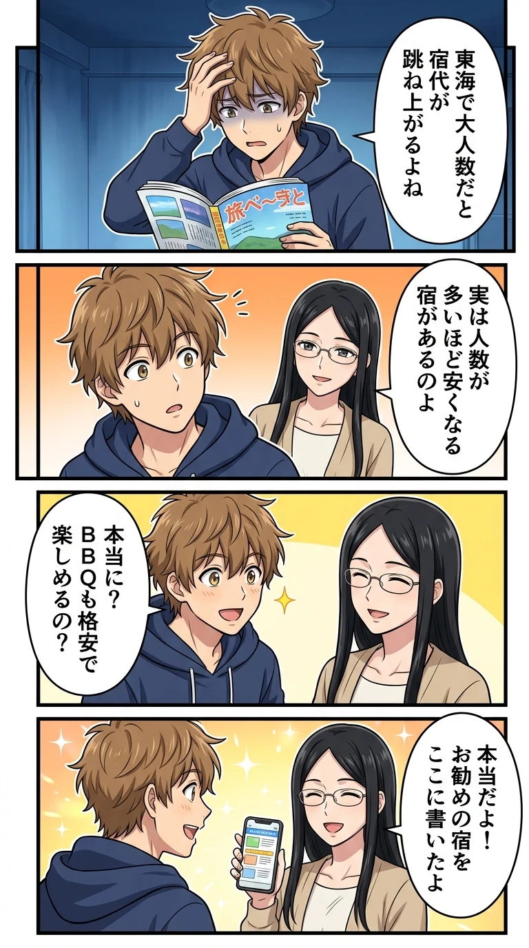 10人以上で泊まれるコテージ 東海 安い