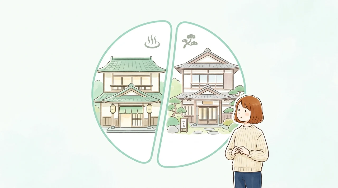 秀水園と白水館の違いを項目別に比較