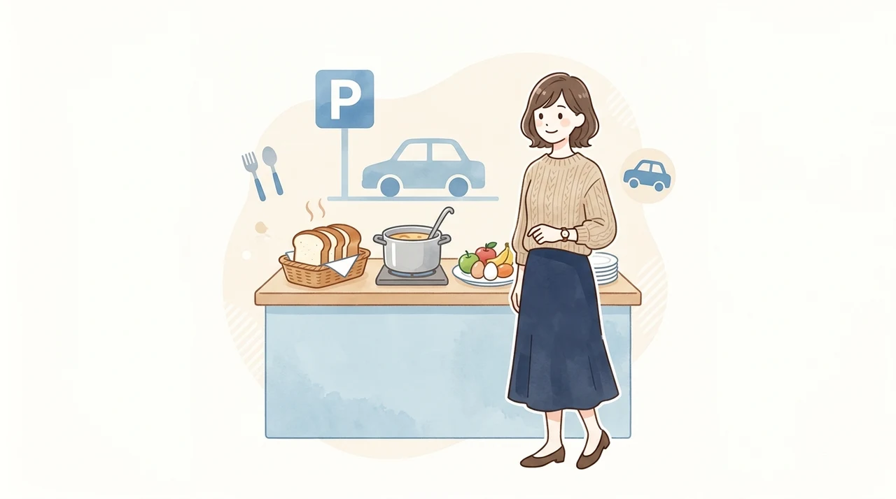 駐車場や朝食ビュッフェの基本情報
