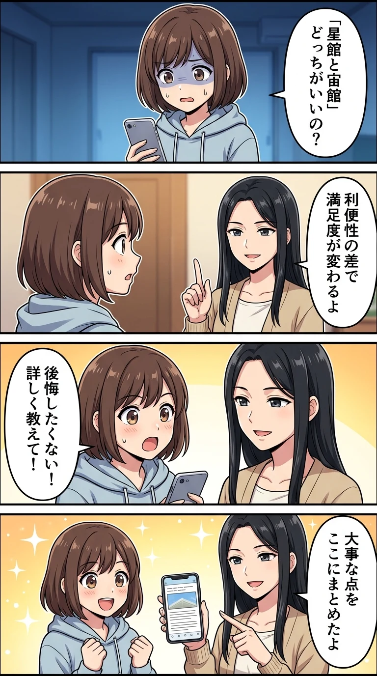 杉乃井ホテル 星館 宙館 違い