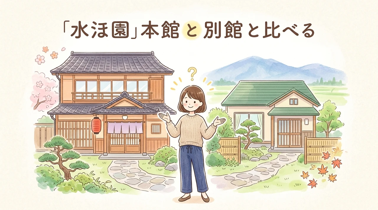 水鳳園の本館と別館の違いを解説