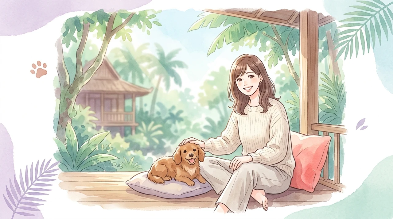 ウブドの森と愛犬お宿のメリット