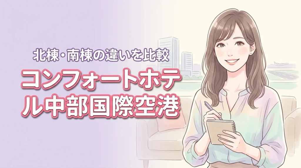 コンフォートホテル中部国際空港の北棟と南棟の違いを比較！予約で迷う人への正解