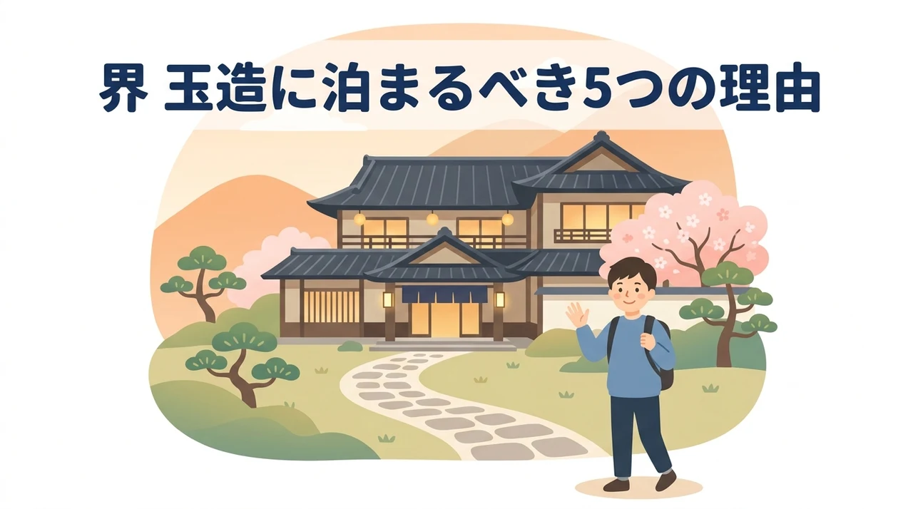 界 玉造に宿泊する5つのメリット
