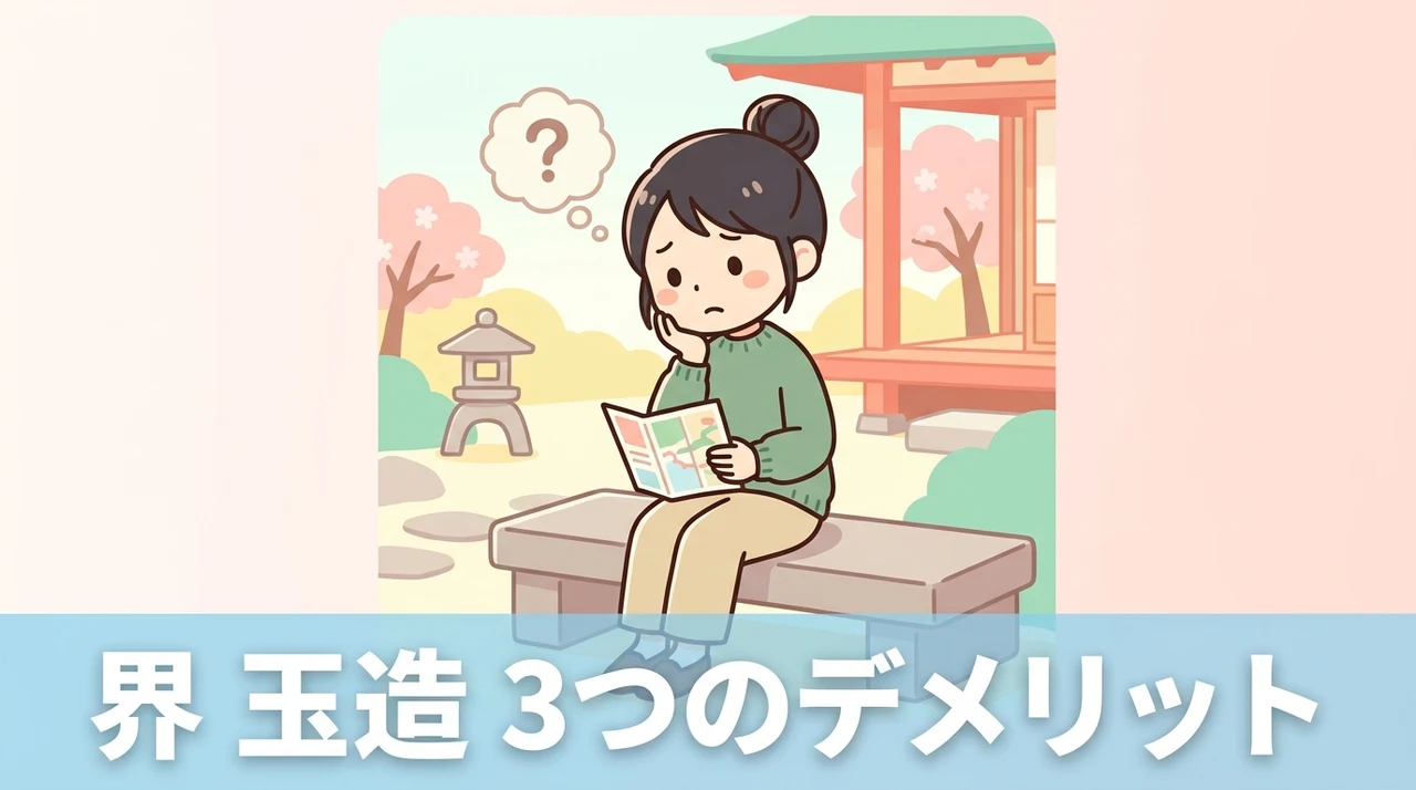 界 玉造に宿泊する3つのデメリット