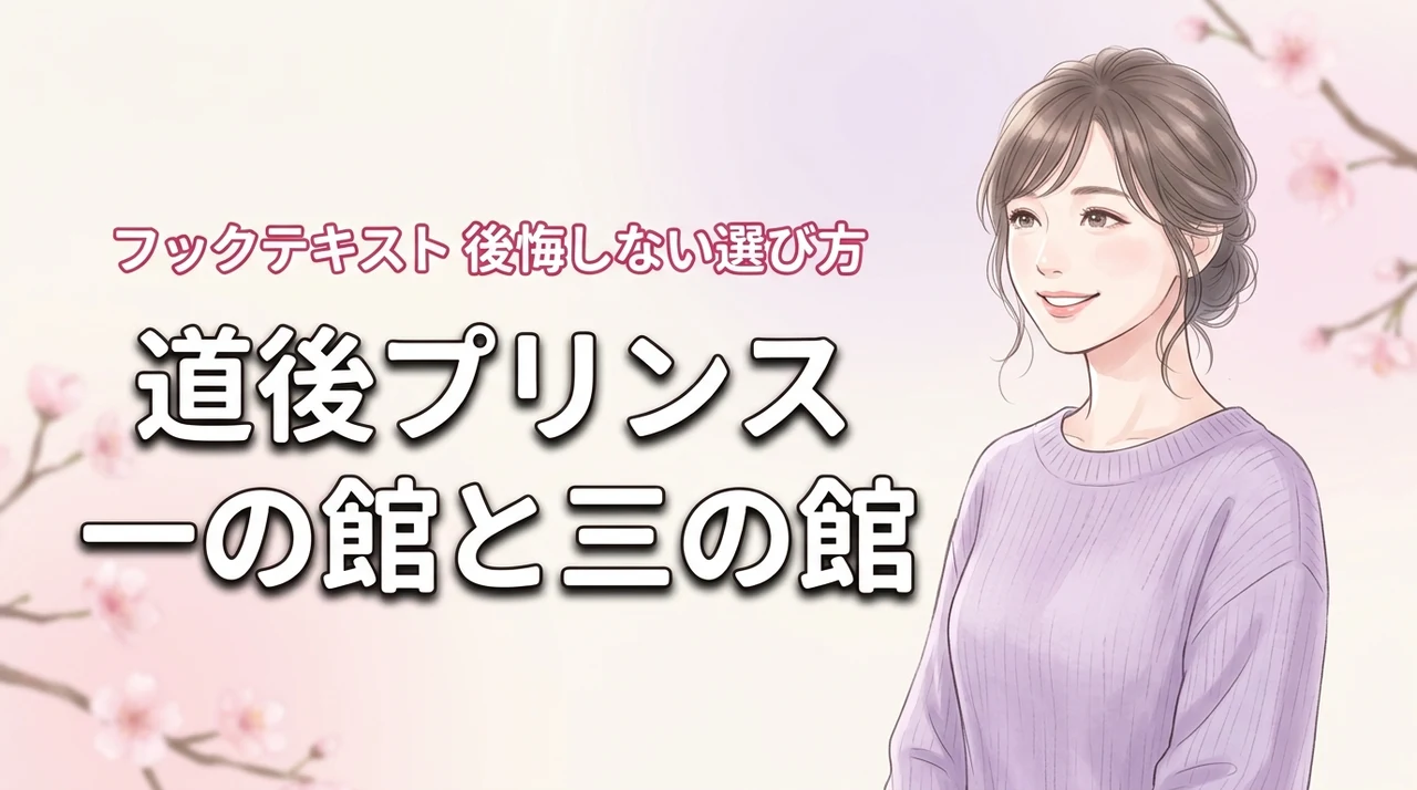 道後プリンスホテルの一の館と三の館の違いで迷う方必見!後悔しない宿泊先の選び方