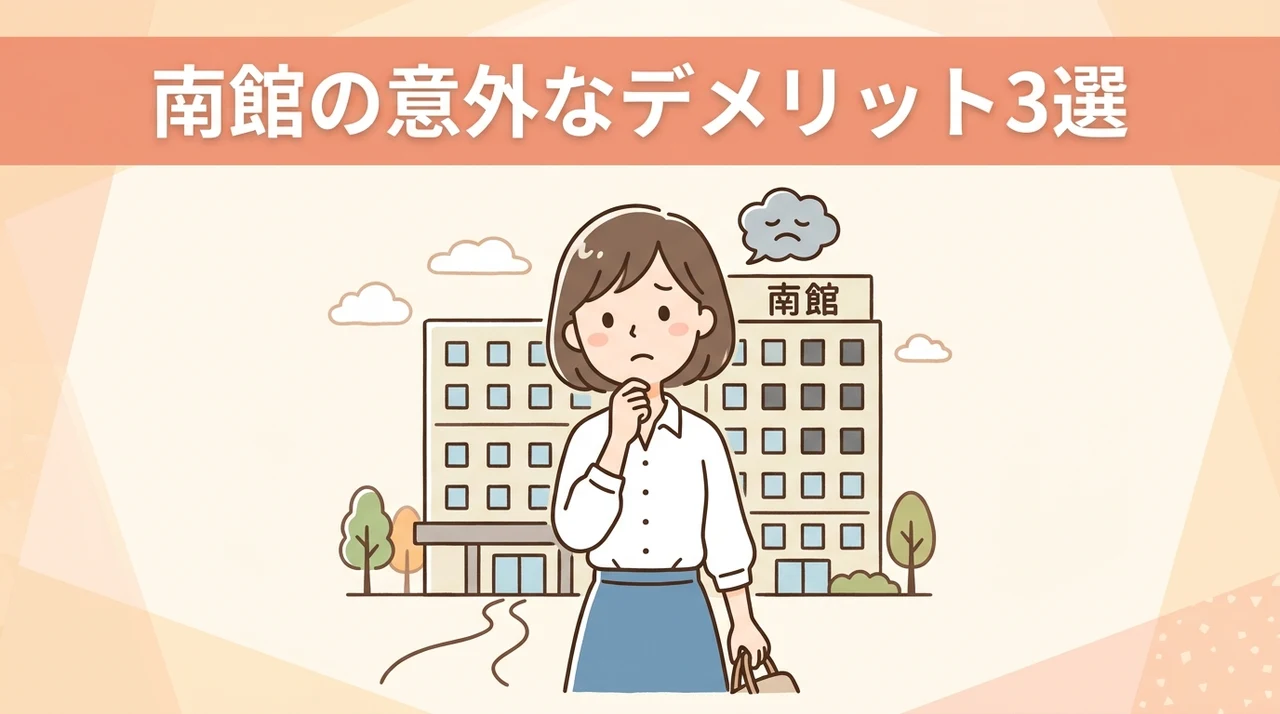 南館に宿泊するデメリット3つ