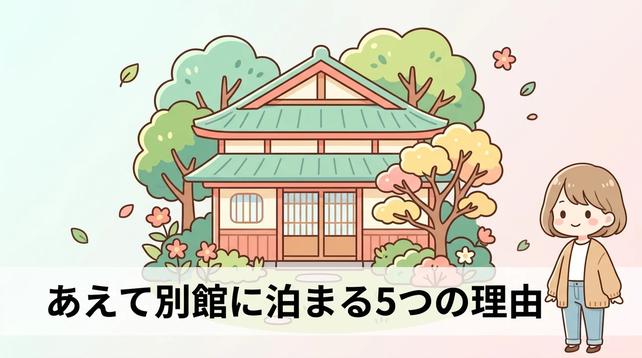 別館に宿泊するメリット5つ