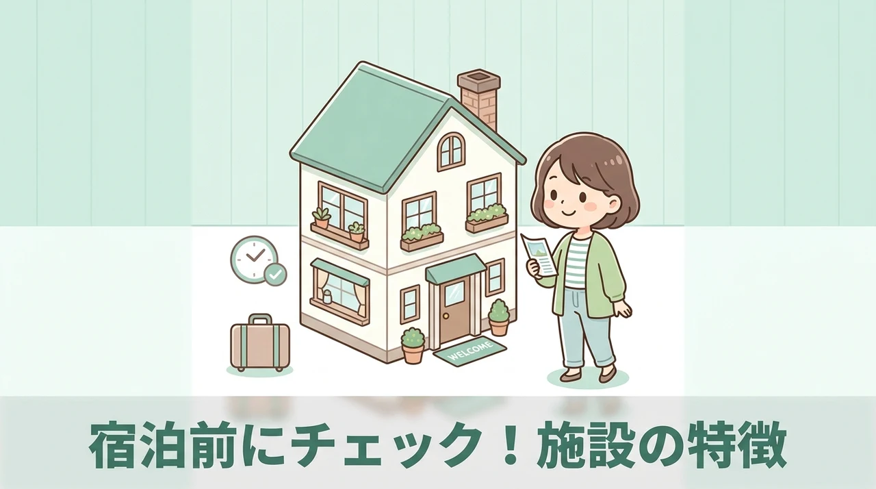 滞在前に知っておきたい施設の特徴