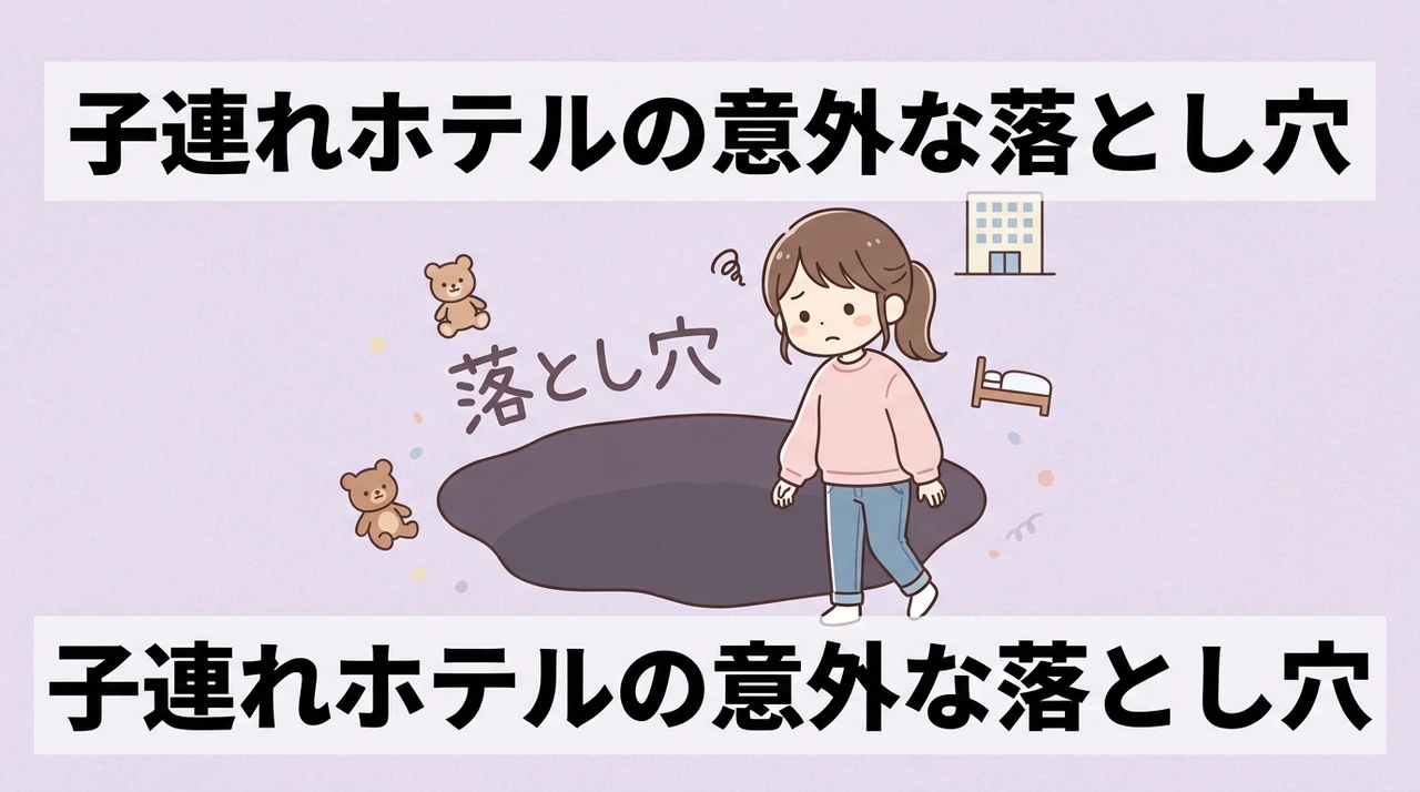 子連れでホテルに宿泊するデメリット
