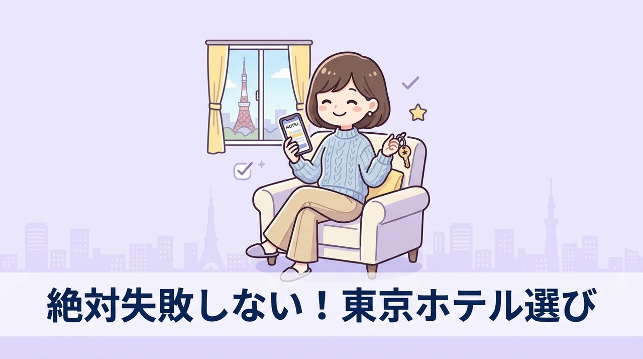 東京のホテル選びを失敗させないコツ