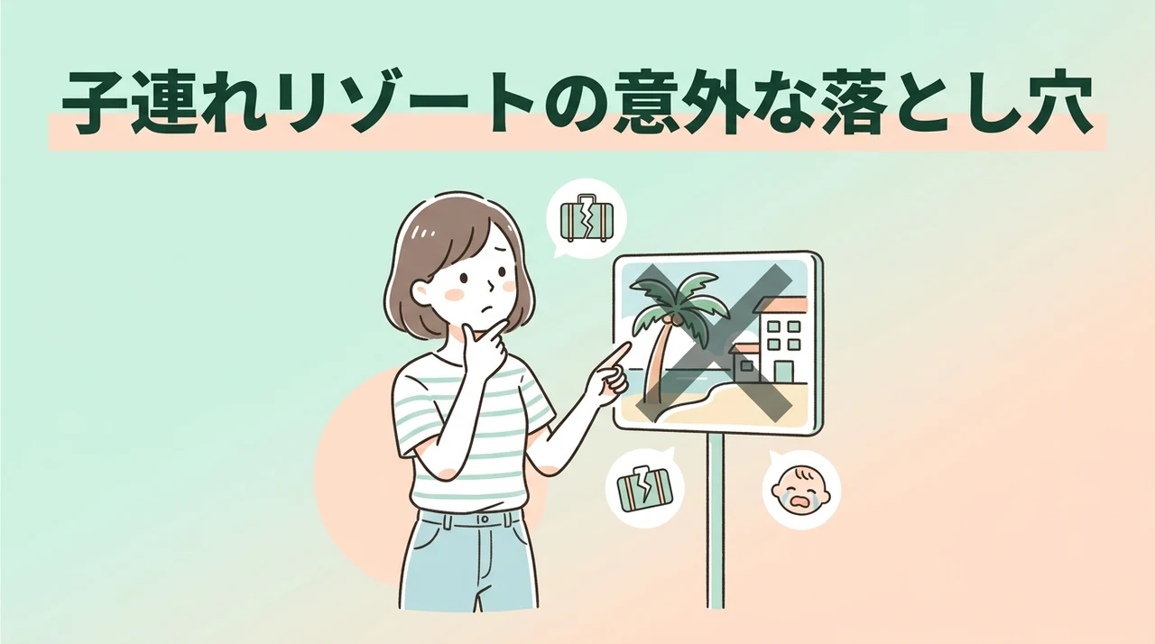 子連れリゾートを利用する際のデメリット
