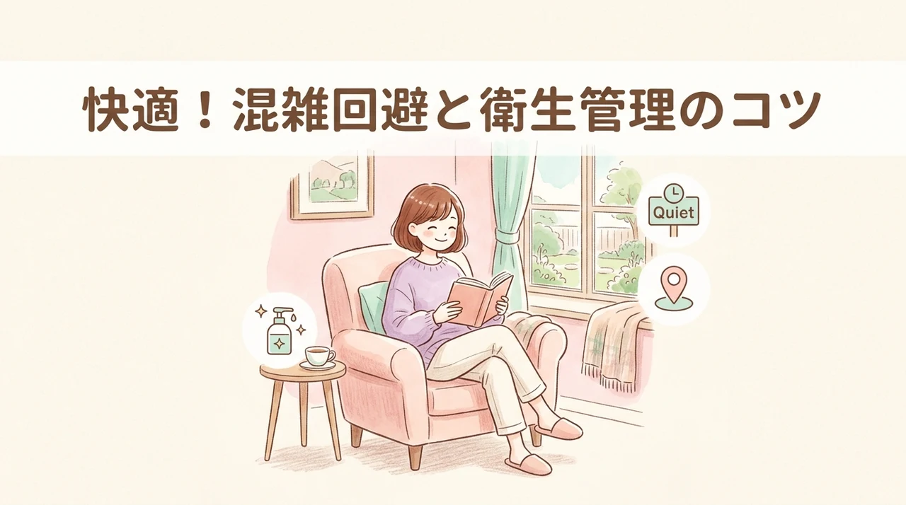 快適に過ごすための混雑回避と衛生管理