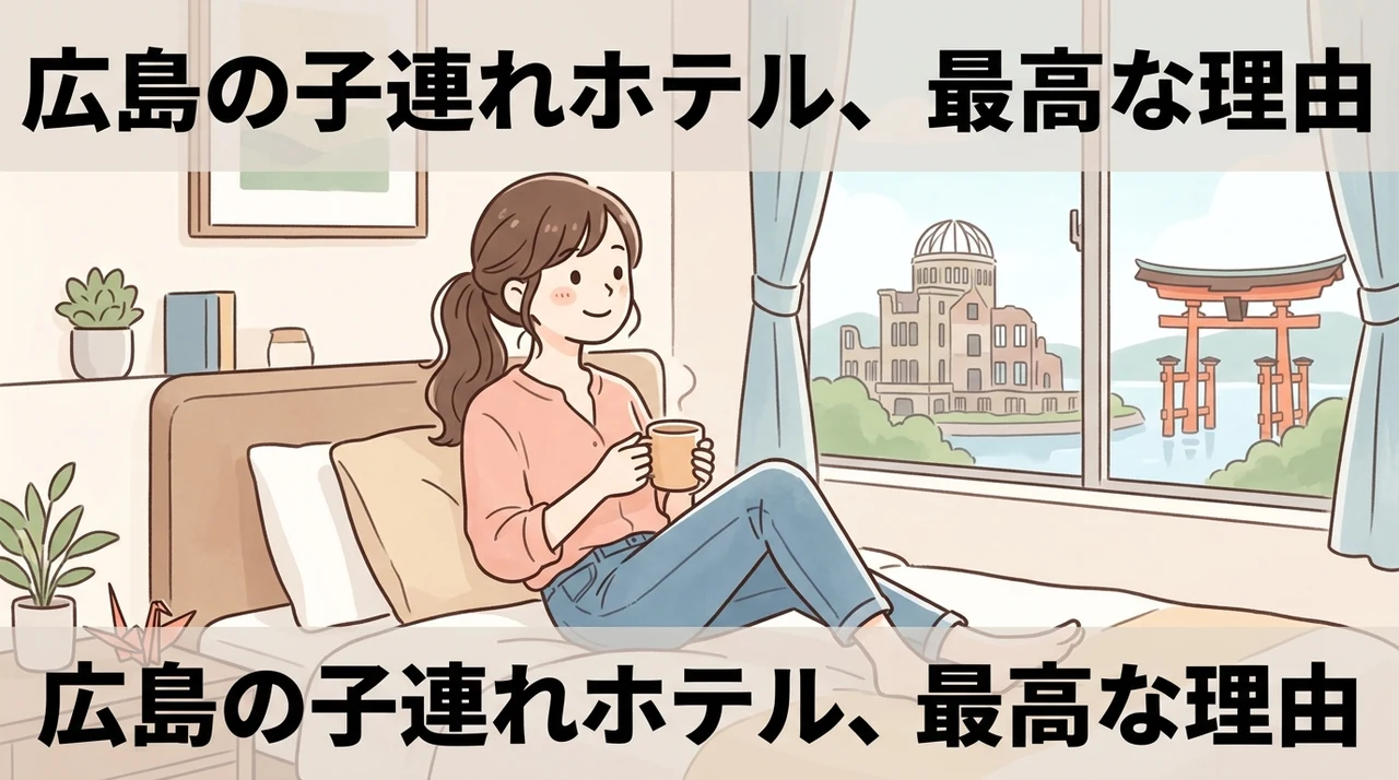 広島の子連れホテルに泊まるメリット