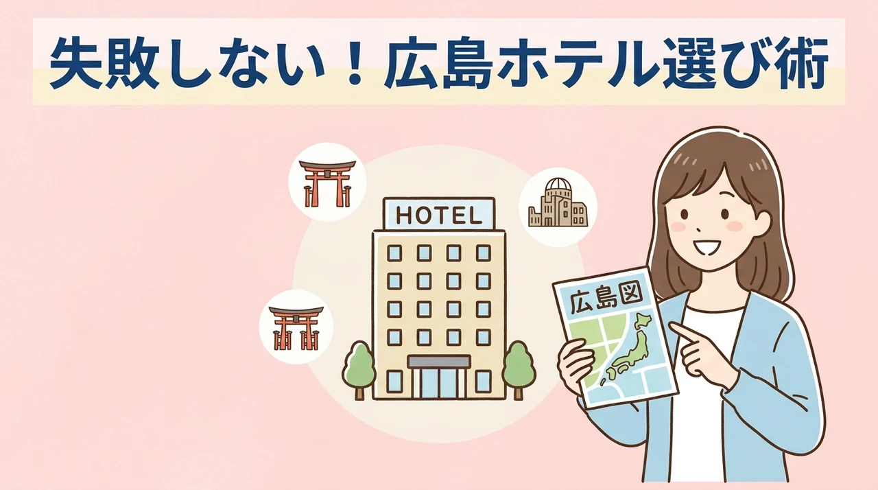 広島のホテル選びで失敗しないコツ