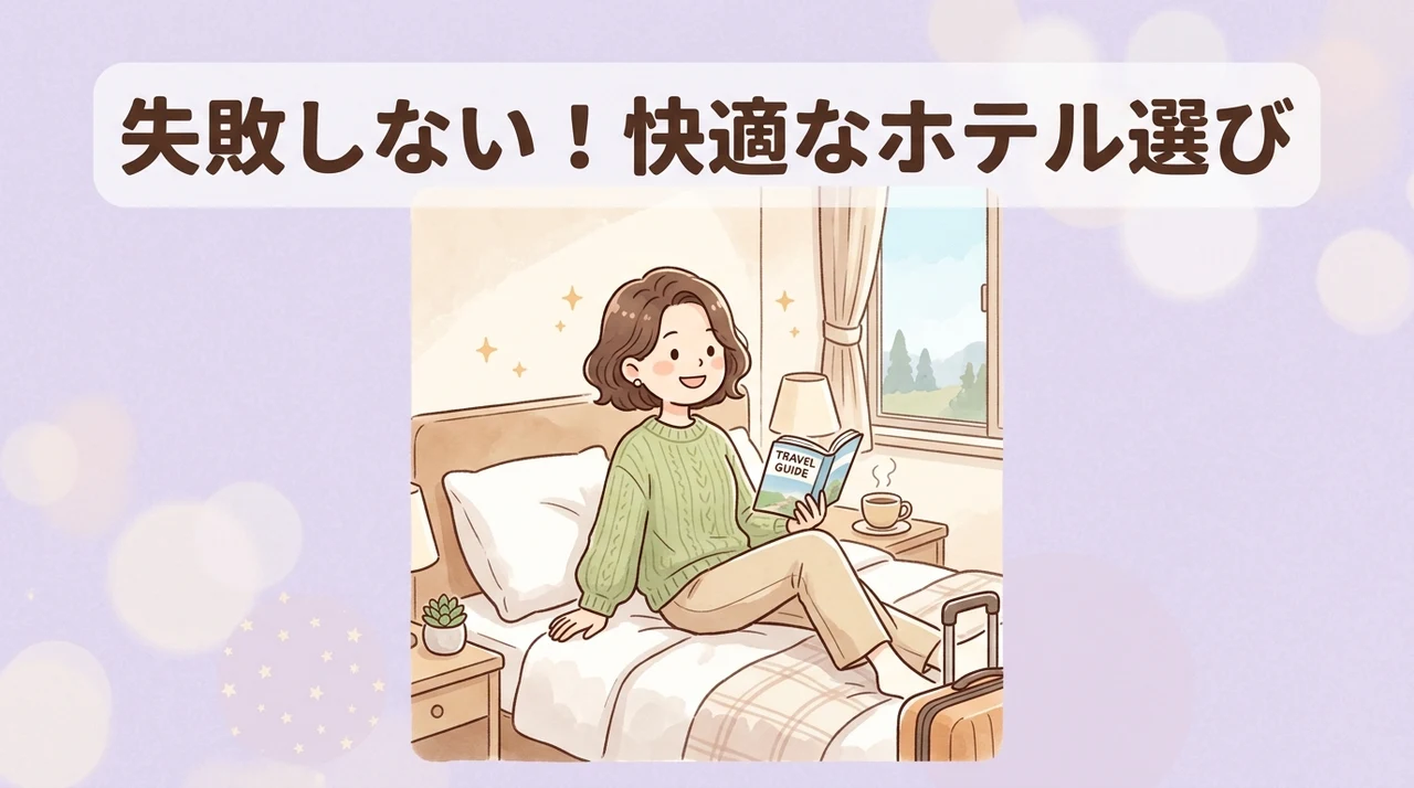 快適に滞在するためのホテルの選び方